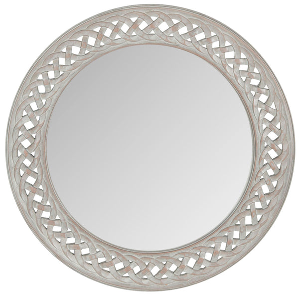 Braided Chain Mirror - Artisan-Crafted Round Wall Decor Inspired by Roman Elegance for Luxury Touch