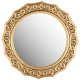 Safavieh Gossamer Mirror Lace 18 x 18 Gold MDF MIR5006C 683726659808