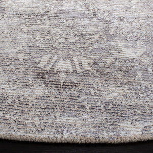 Mirage 735 Contemporary Hand Woven 45% Wool, 55% Viscose Rug Silver / Ivory