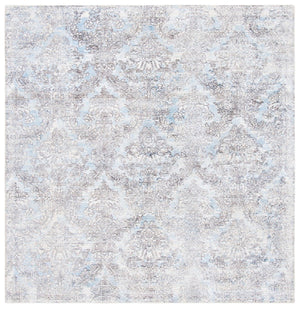 Mirage 735 Contemporary Hand Woven 45% Wool, 55% Viscose Rug Light Blue / Grey