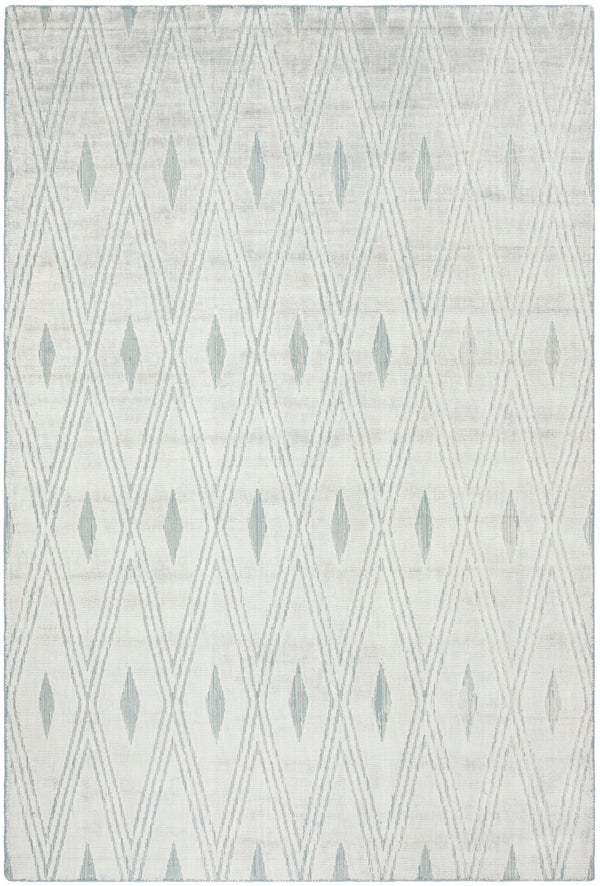Mirage Hand Loomed Rug – Sophisticated Geometric Design in Sustainable Viscose for Luxurious Style
