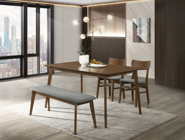 VIG Furniture Modrest Castillo - Modern Walnut Dining Bench VGMA-MI-1115 VGMA-MI-1115