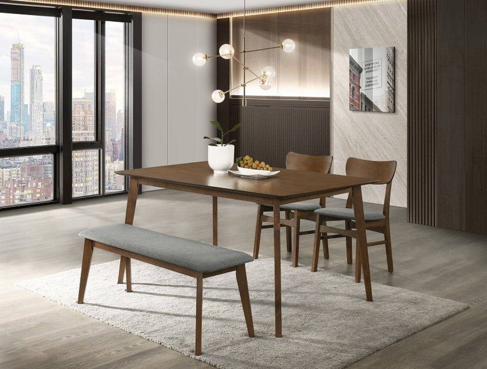 VIG Furniture Modrest Castillo - Modern Walnut Dining Bench VGMA-MI-1115 VGMA-MI-1115