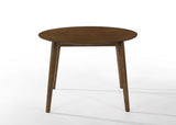 VIG Furniture Modrest Castiano Modern Walnut Round Dining Table VGMA-MIT-5303-RND VGMA-MIT-5303-RND