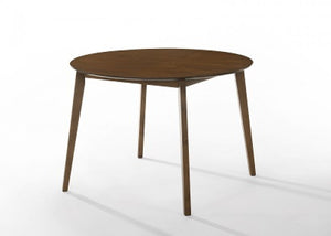 VIG Furniture Modrest Castiano Modern Walnut Round Dining Table VGMA-MIT-5303-RND VGMA-MIT-5303-RND