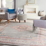 Nourison Passion PSN03 Bohemian Machine Made Power-loomed Indoor Area Rug Grey 12' x 18' 99446815156