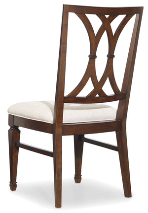 Hooker Furniture - Set of 2 - Palisade Transitional Splat Back Side Chair in Hardwood solids and walnut veneers 5183-75310