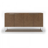 VIG Furniture Modrest Heloise - Modern Walnut and Stainless Steel Buffet VGBB-MK1502-B VGBB-MK1502-B