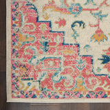 Nourison Passion PSN25 Bohemian Machine Made Power-loomed Indoor Area Rug Ivory/Pink 9' x 12' 99446817785