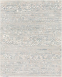 Makalu MKL-2303 Global Viscose, Wool Rug MKL2303-810 Pale Blue, Medium Gray, Sage, Light Gray, Taupe 70% Viscose, 30% Wool 8' x 10'