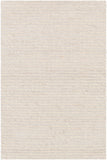 Marlowe MLE-1002 Modern Wool, Viscose Rug MLE1002-810 Cream, White, Dark Brown 70% Wool, 30% Viscose 8' x 10'