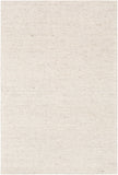 Marlowe MLE-1002 Modern Wool, Viscose Rug MLE1002-576 Cream, White, Dark Brown 70% Wool, 30% Viscose 5' x 7'6"