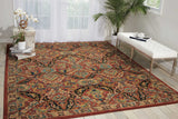 Nourison Nourison 2020 NR205 Persian Machine Made Loomed Indoor Area Rug Terracotta 5'3" x 7'5" 99446363336