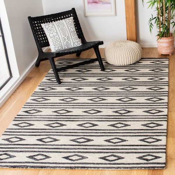 Safavieh Micro-Loop 153 Hand Tufted Wool Contemporary Rug MLP153A-3