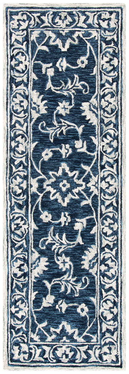 Safavieh Micro-Loop 160 Hand Tufted 80% Wool and 20% Cotton Contemporary Rug MLP160N-5SQ