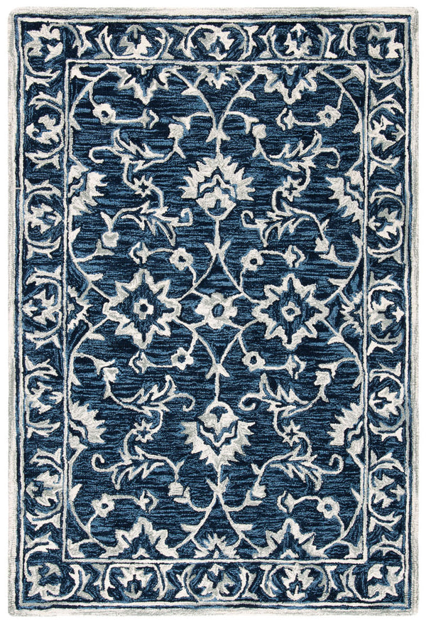 Safavieh Micro-Loop 160 Hand Tufted 80% Wool and 20% Cotton Contemporary Rug MLP160N-5SQ