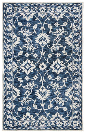 Safavieh Micro-Loop 160 Hand Tufted 80% Wool and 20% Cotton Contemporary Rug MLP160N-5SQ