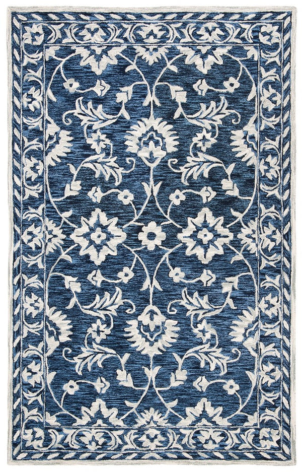 Safavieh Micro-Loop 160 Hand Tufted 80% Wool and 20% Cotton Contemporary Rug MLP160N-5SQ