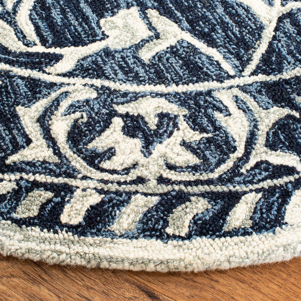 Safavieh Micro-Loop 160 Hand Tufted 80% Wool and 20% Cotton Contemporary Rug MLP160N-5SQ