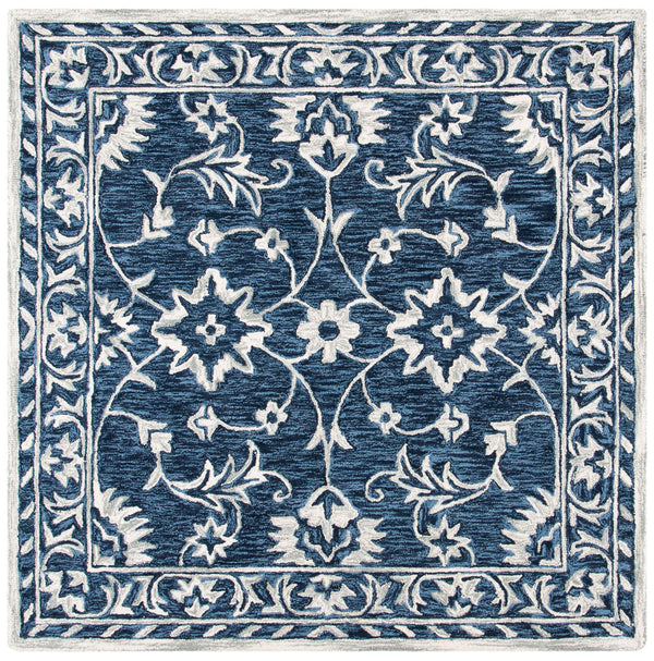 Safavieh Micro-Loop 160 Hand Tufted 80% Wool and 20% Cotton Contemporary Rug MLP160N-5SQ