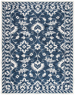 Safavieh Micro-Loop 160 Hand Tufted 80% Wool and 20% Cotton Contemporary Rug MLP160N-5SQ