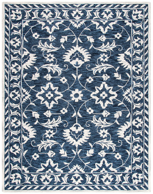 Safavieh Micro-Loop 160 Hand Tufted 80% Wool and 20% Cotton Contemporary Rug MLP160N-5SQ
