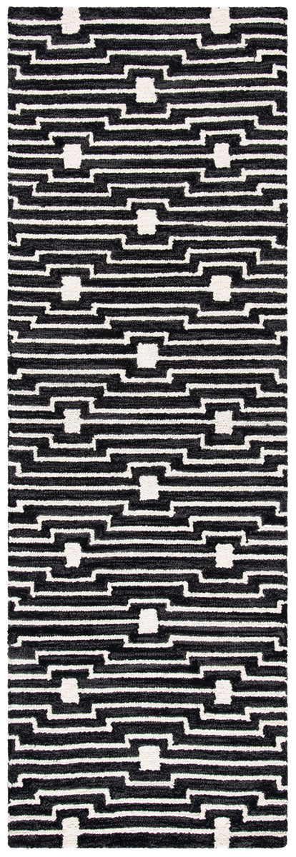 Safavieh Micro-Loop 166 Hand Tufted 80% Wool and 20% Cotton Contemporary Rug MLP166H-5SQ