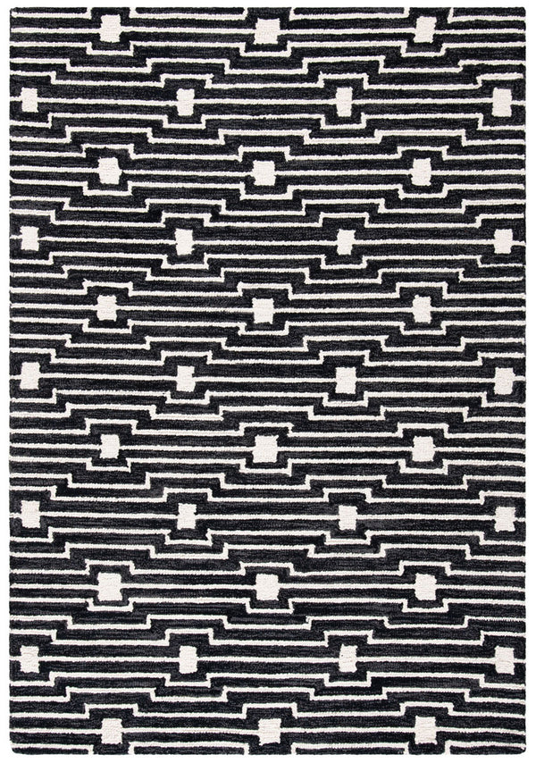 Safavieh Micro-Loop 166 Hand Tufted 80% Wool and 20% Cotton Contemporary Rug MLP166H-5SQ
