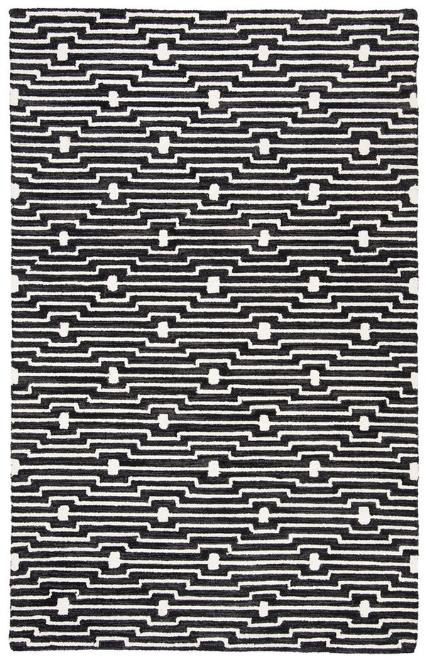 Safavieh Micro-Loop 166 Hand Tufted 80% Wool and 20% Cotton Contemporary Rug MLP166H-5SQ