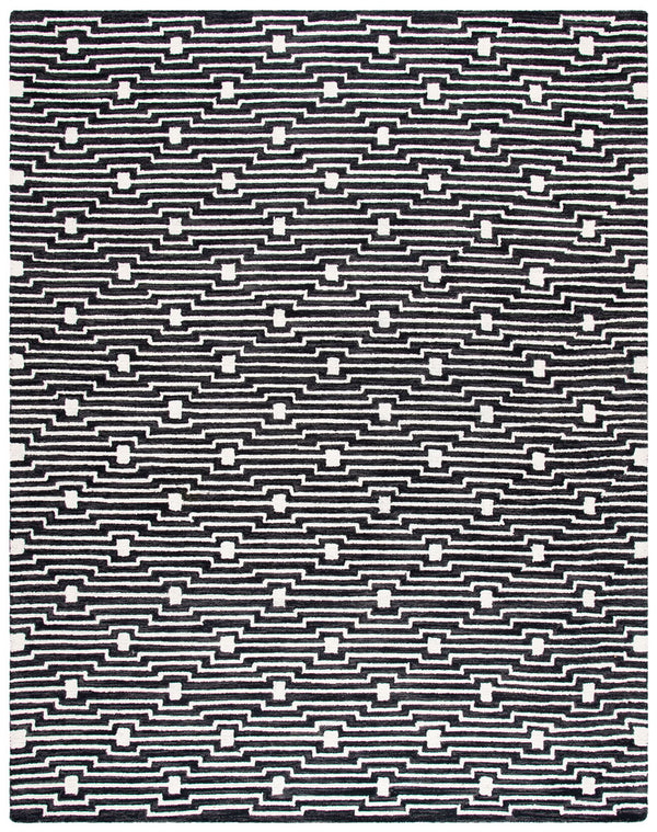 Safavieh Micro-Loop 166 Hand Tufted 80% Wool and 20% Cotton Contemporary Rug MLP166H-5SQ