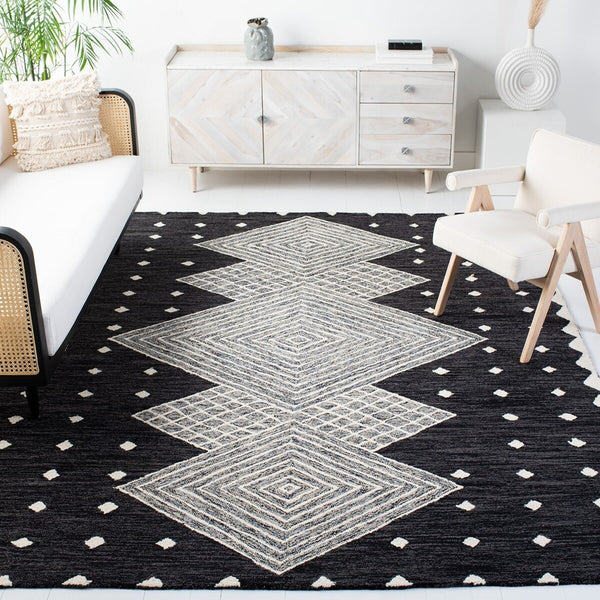 Safavieh Micro-Loop 171 Hand Tufted 80% Wool and 20% Cotton Contemporary Rug MLP171H-8
