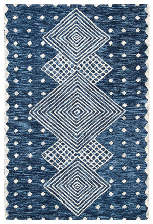 Safavieh Micro-Loop 171 Hand Tufted 80% Wool and 20% Cotton Contemporary Rug MLP171M-8