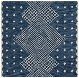 Safavieh Micro-Loop 171 Hand Tufted 80% Wool and 20% Cotton Contemporary Rug MLP171M-8