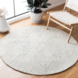 Safavieh Micro-Loop 172 Hand Tufted 80% Wool and 20% Cotton Solid & Tonal Rug MLP172A-8