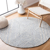 Safavieh Micro-Loop 173 Hand Tufted 80% Wool and 20% Cotton Contemporary Rug MLP173M-8