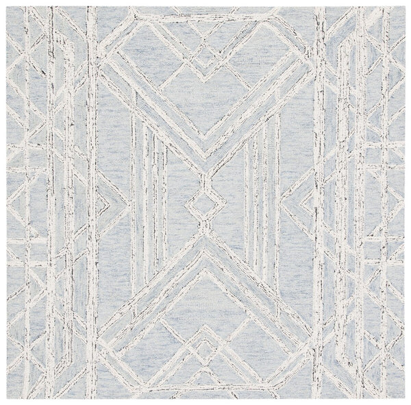 Safavieh Micro-Loop 173 Hand Tufted 80% Wool and 20% Cotton Contemporary Rug MLP173M-8