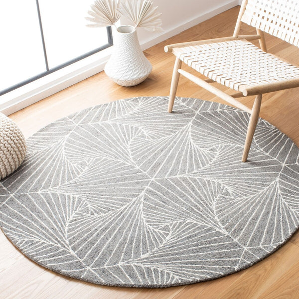 Safavieh Micro-Loop 174 Hand Tufted 80% Wool and 20% Cotton Contemporary Rug MLP174F-9