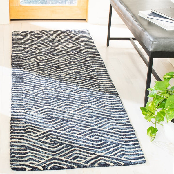 Safavieh Micro-Loop 175 Hand Tufted 80% Wool and 20% Cotton Contemporary Rug MLP175M-9