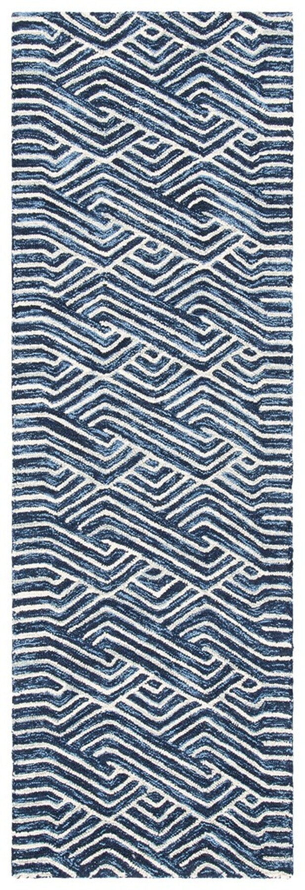 Micro-Loop Hand-Tufted Area Rug in Luxurious Wool and Cotton Blend for