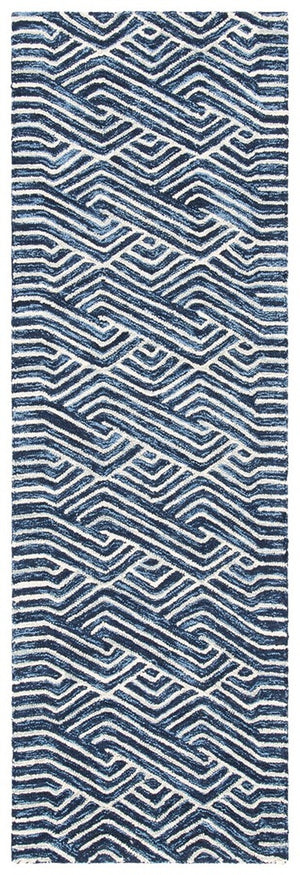 Safavieh Micro-Loop 175 Hand Tufted 80% Wool and 20% Cotton Contemporary Rug MLP175M-9