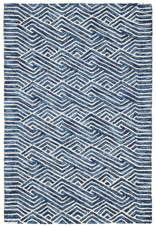 Safavieh Micro-Loop 175 Hand Tufted 80% Wool and 20% Cotton Contemporary Rug MLP175M-9