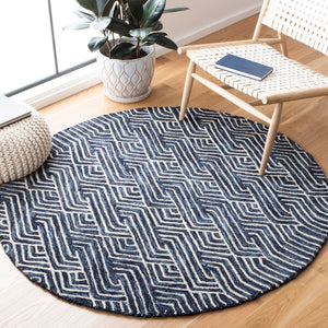 Safavieh Micro-Loop 175 Hand Tufted 80% Wool and 20% Cotton Contemporary Rug MLP175M-9