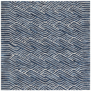 Safavieh Micro-Loop 175 Hand Tufted 80% Wool and 20% Cotton Contemporary Rug MLP175M-9