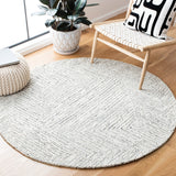 Safavieh Micro-Loop 176 Hand Tufted 80% Wool and 20% Cotton Solid & Tonal Rug MLP176F-9