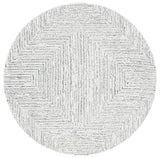 Safavieh Micro-Loop 176 Hand Tufted 80% Wool and 20% Cotton Solid & Tonal Rug MLP176F-9