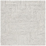 Safavieh Micro-Loop 176 Hand Tufted 80% Wool and 20% Cotton Solid & Tonal Rug MLP176F-9