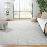 Safavieh Micro-Loop 176 Hand Tufted 80% Wool and 20% Cotton Solid & Tonal Rug MLP176F-9