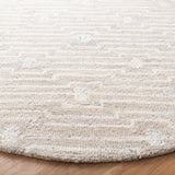 Safavieh Micro-Loop 178 Hand Tufted 80% Wool and 20% Cotton Solid & Tonal Rug MLP178F-8