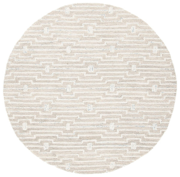 Safavieh Micro-Loop 178 Hand Tufted 80% Wool and 20% Cotton Solid & Tonal Rug MLP178F-8