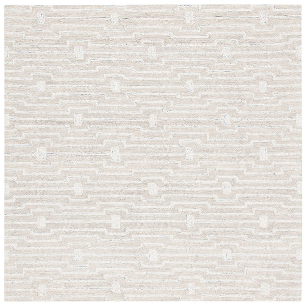 Safavieh Micro-Loop 178 Hand Tufted 80% Wool and 20% Cotton Solid & Tonal Rug MLP178F-8